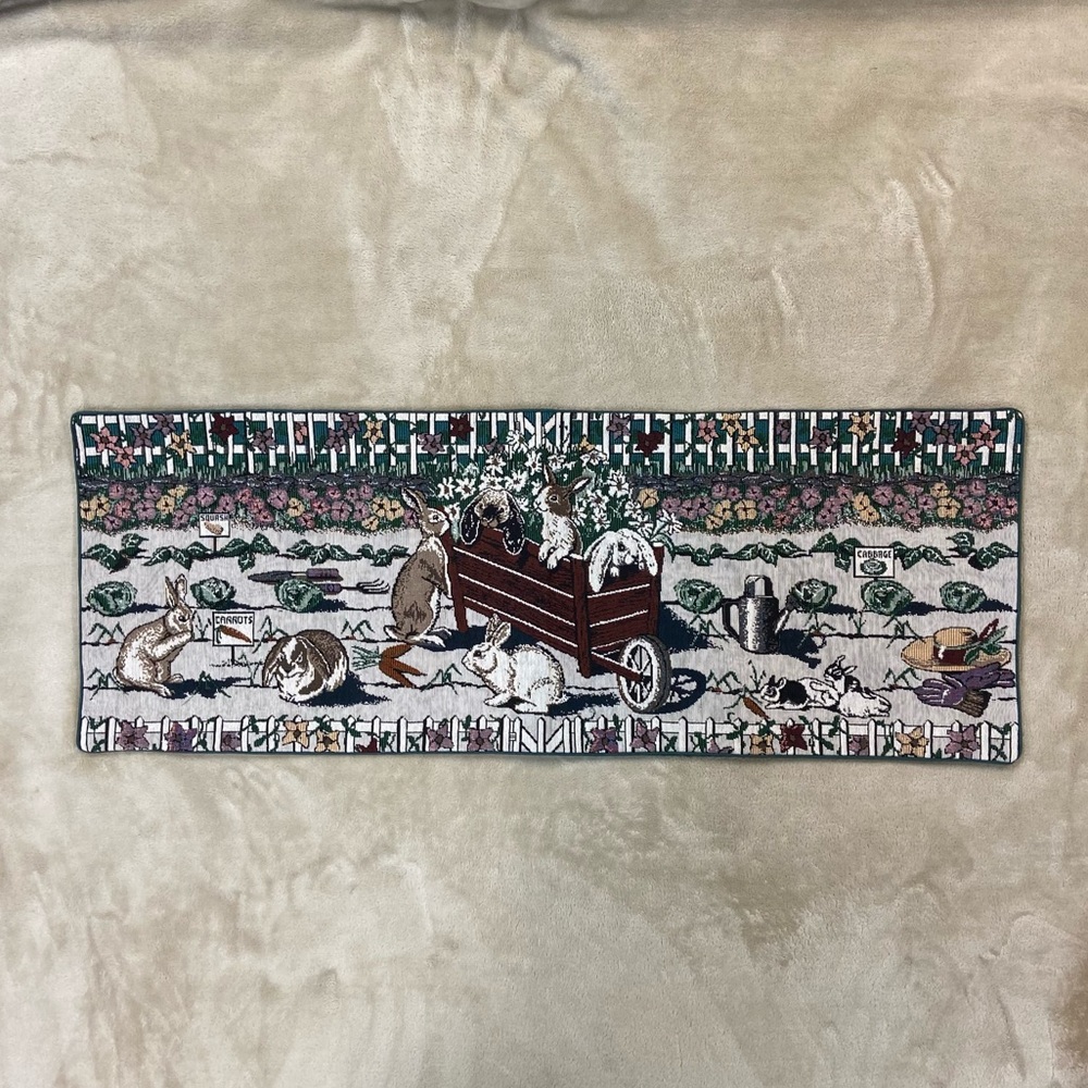 Rabbit Table Runner - Picture 3 of 7